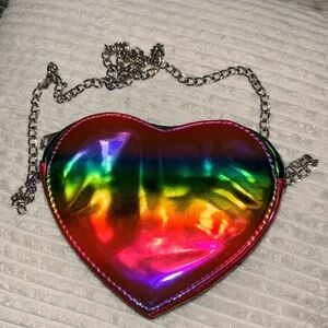 Heart shaped crossbody bag